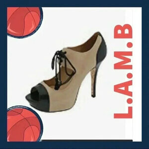 Authentic L.A.M.B Chiba Platform Heels 